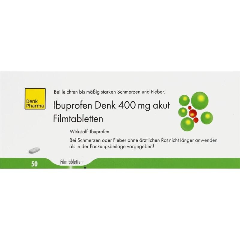 IBUPROFEN Denk 400 mg akut Filmtabletten